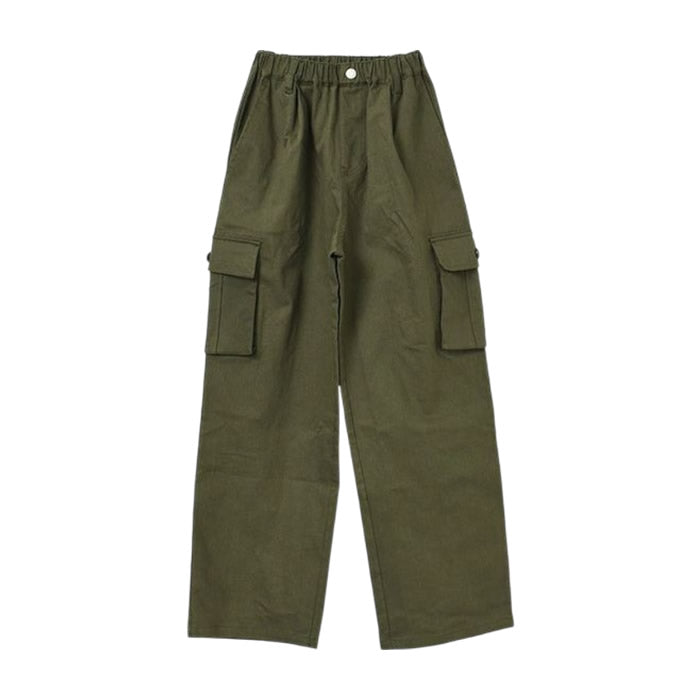 RAT EFFECT Wide Tuck Cargo Pants
