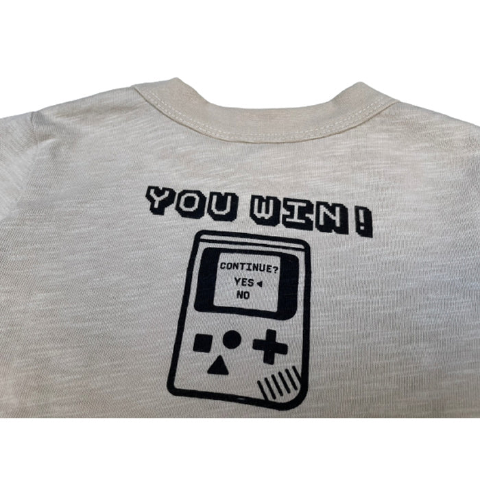 OFFICIAL TEAM Slub Jersey Game Print Long Sleeve T-Shirt