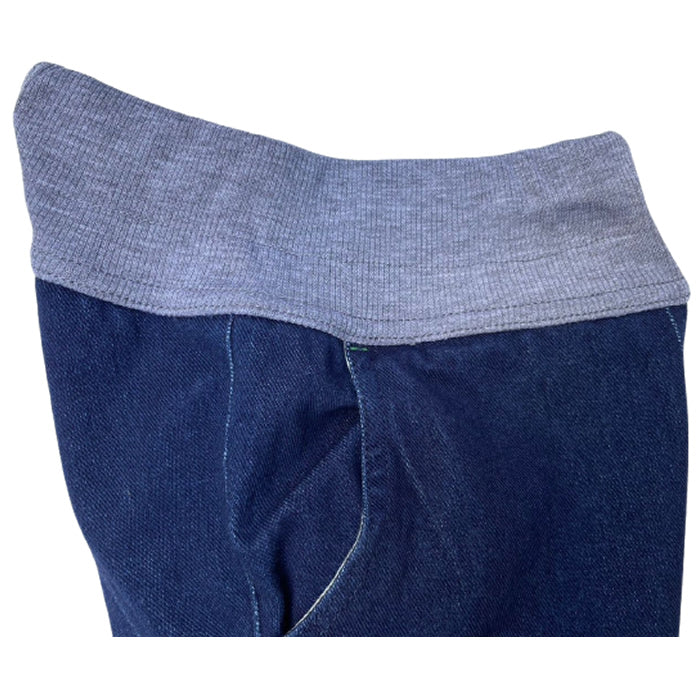OFFICIAL TEAM Cut Denim Pants