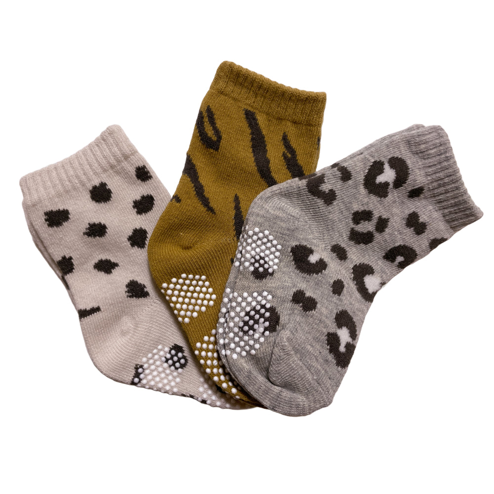 Baby socks, crew socks, set of 3