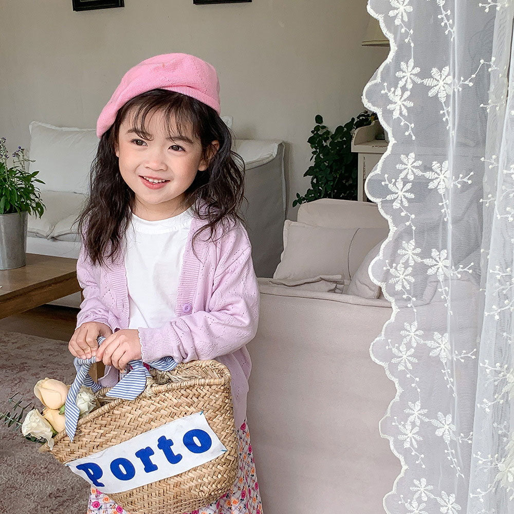 Cardigan Lace Kids Long Sleeve