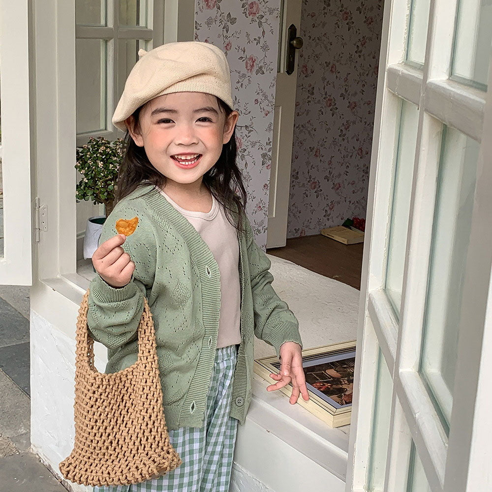 Cardigan Lace Kids Long Sleeve