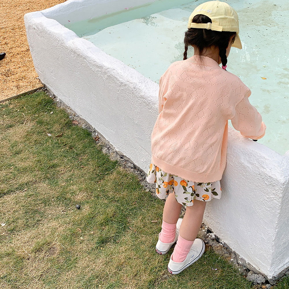 Cardigan Lace Kids Long Sleeve