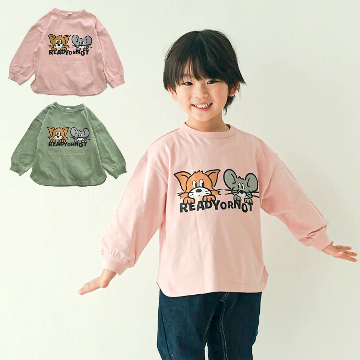 nico hrat Cat and Mouse Long Sleeve T-Shirt