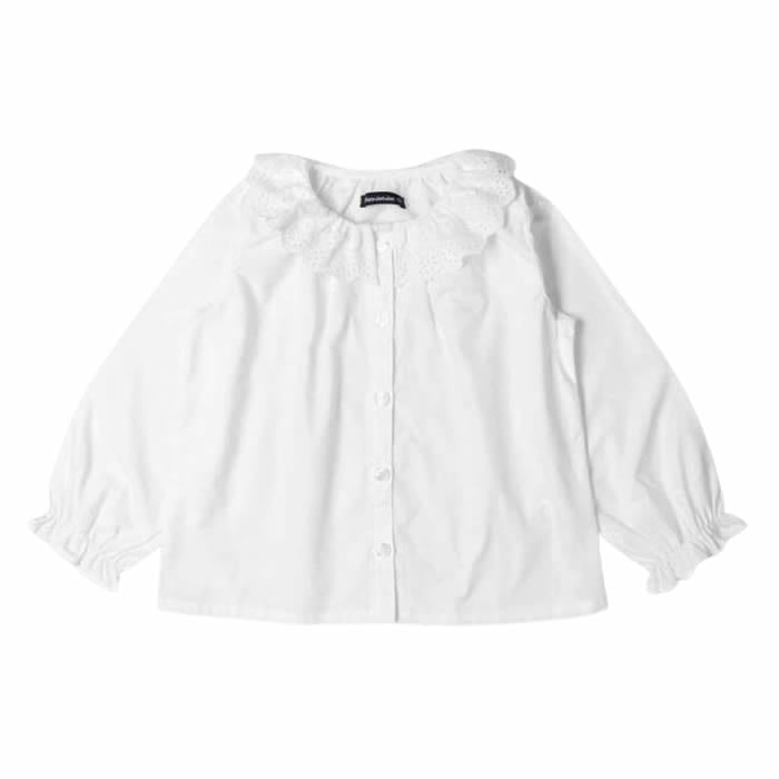 moujonjon Embroidered round-collar blouse