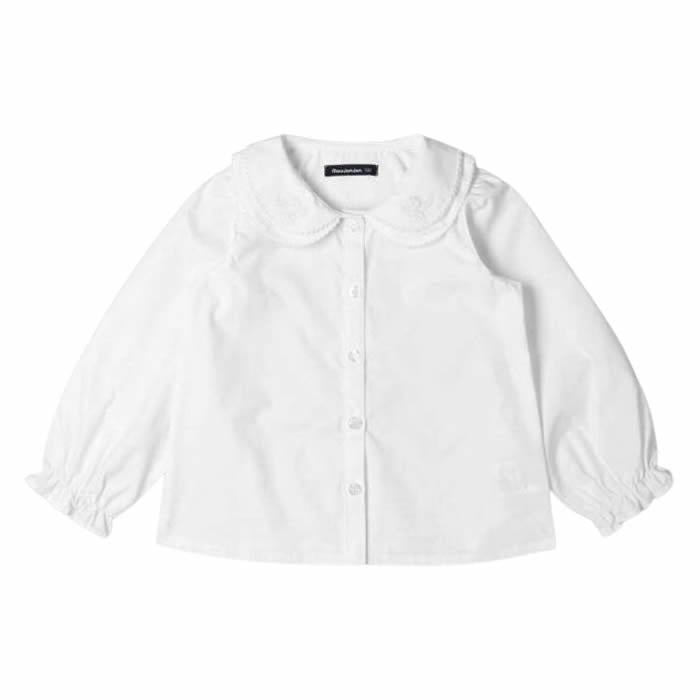 moujonjon Embroidered round-collar blouse