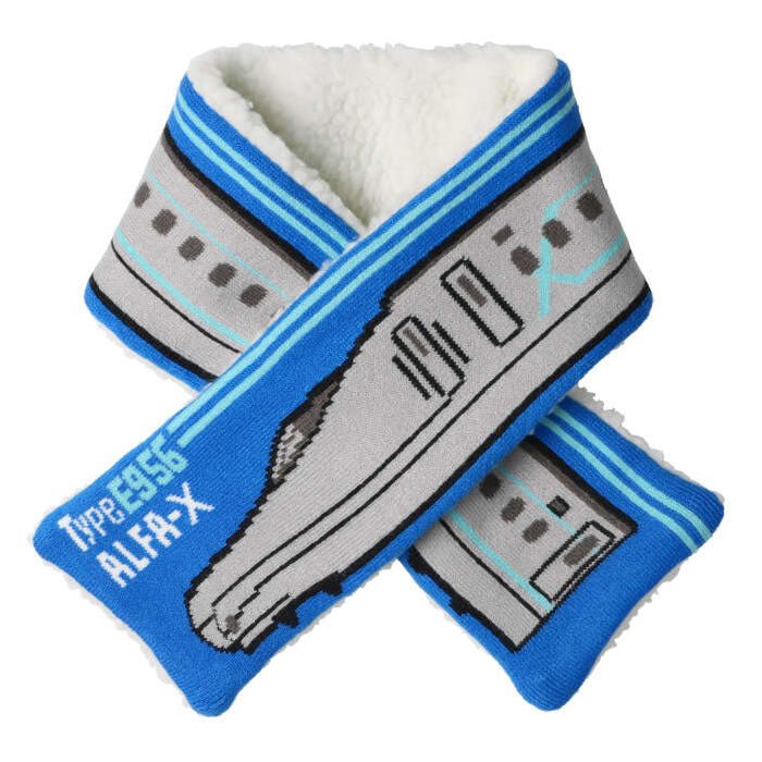 moujonjon JR Shinkansen and freight train patterned muffler