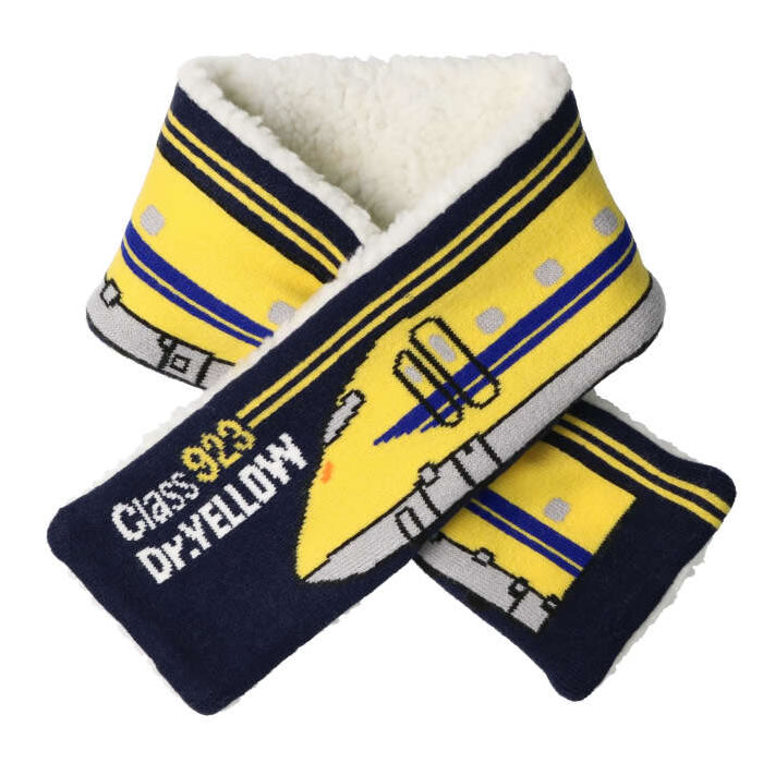 moujonjon JR Shinkansen and freight train patterned muffler