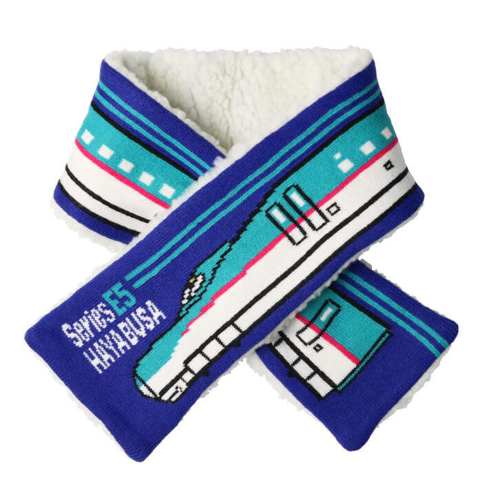 moujonjon JR Shinkansen and freight train patterned muffler