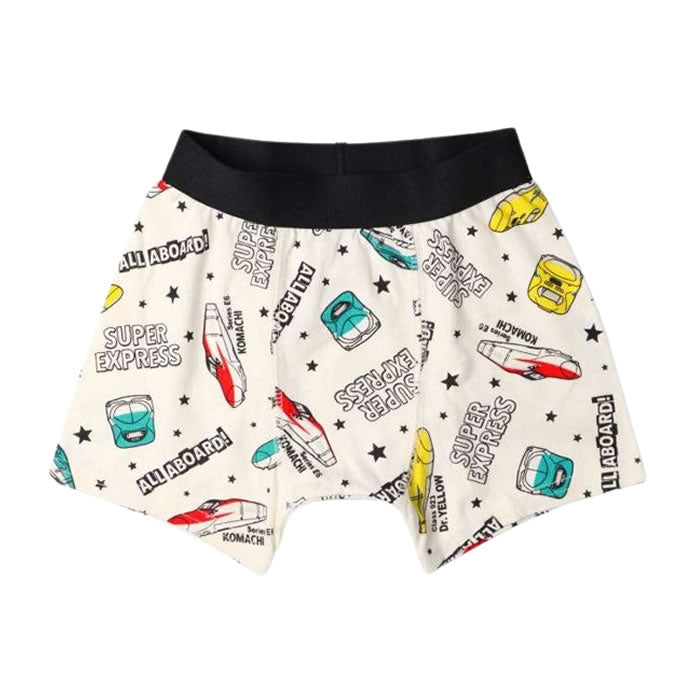 JR Shinkansen Train Print Boxer Shorts