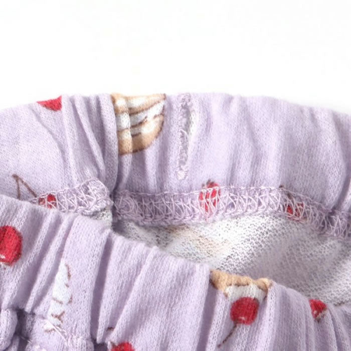 Ampersand Cupcake Print Short Sleeve Pajamas