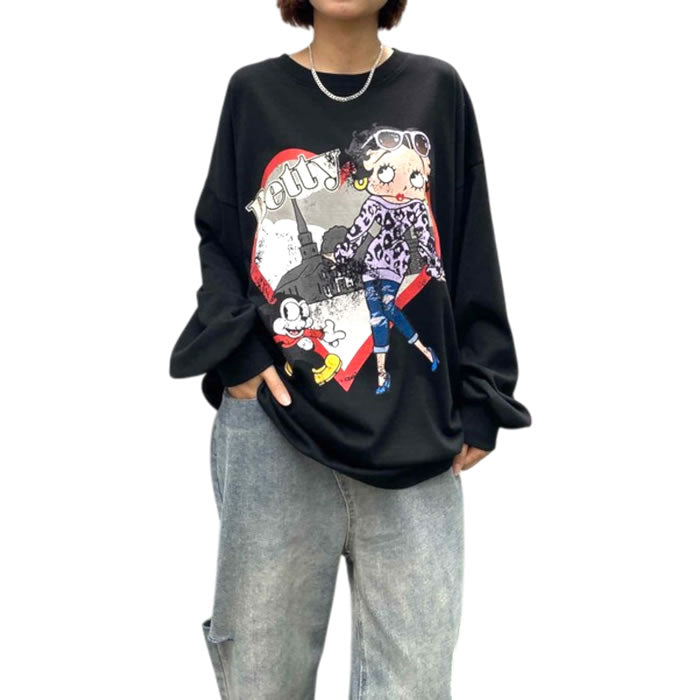 BETTY BOOP ベティブープ レディースロンT