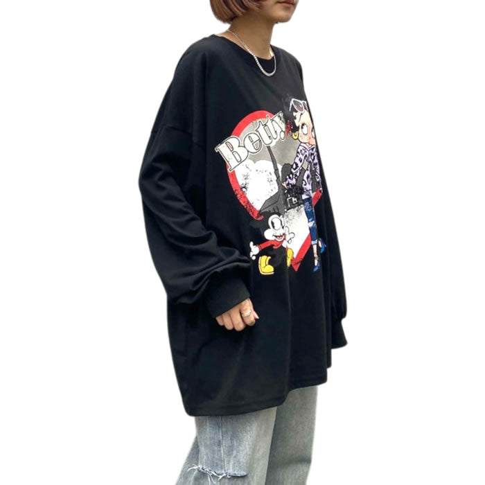 BETTY BOOP ベティブープ レディースロンT