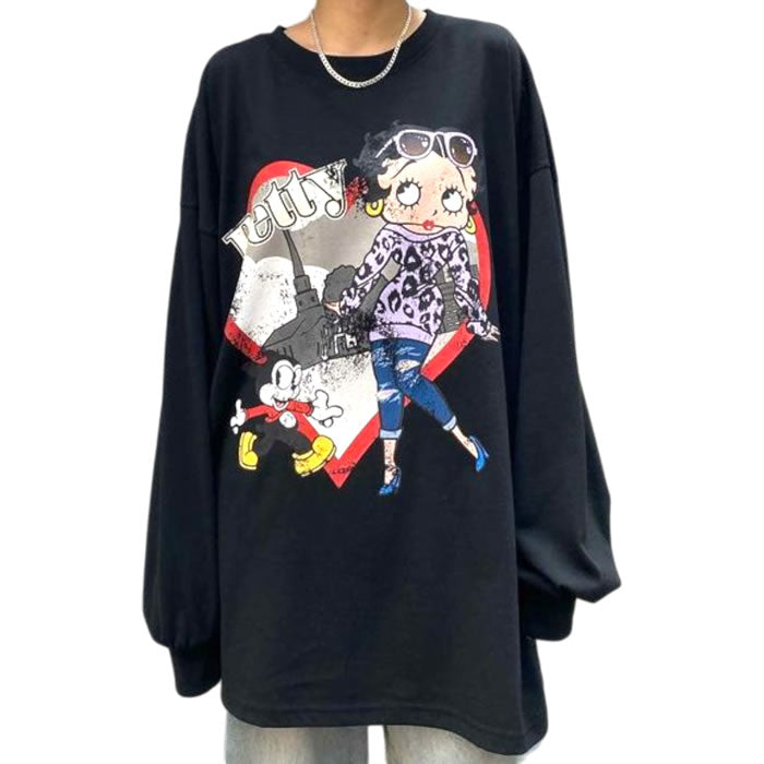 BETTY BOOP ベティブープ レディースロンT