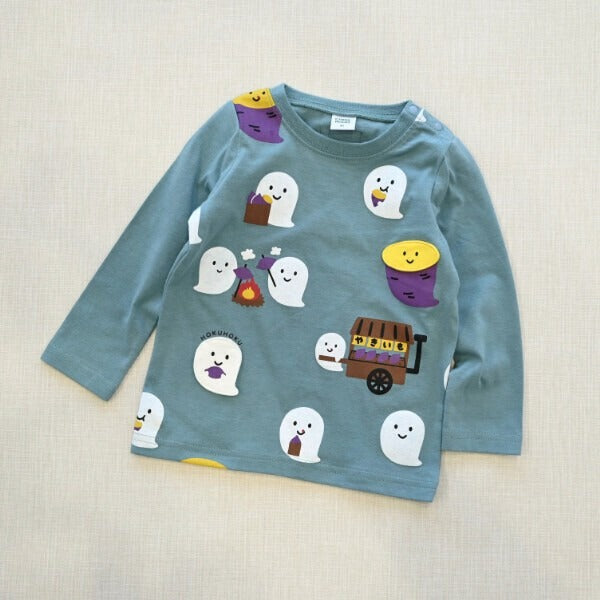 CHEEK ROOM Ghost Baked Sweet Potato Long Sleeve T-Shirt