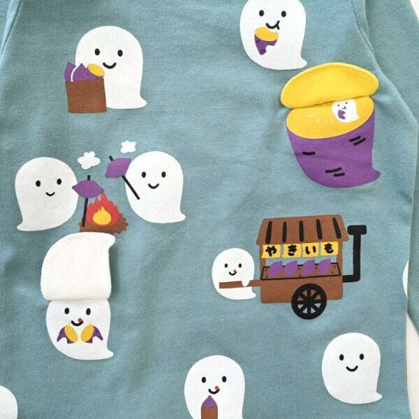 CHEEK ROOM Ghost Baked Sweet Potato Long Sleeve T-Shirt
