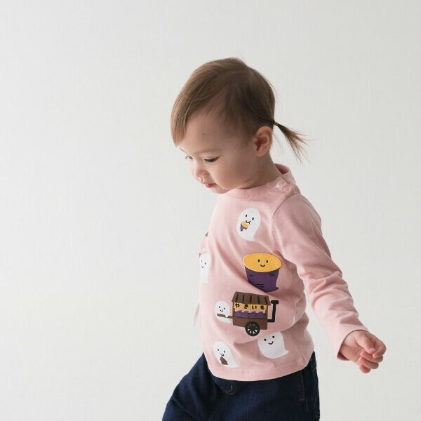 CHEEK ROOM Ghost Baked Sweet Potato Long Sleeve T-Shirt