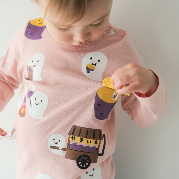 CHEEK ROOM Ghost Baked Sweet Potato Long Sleeve T-Shirt