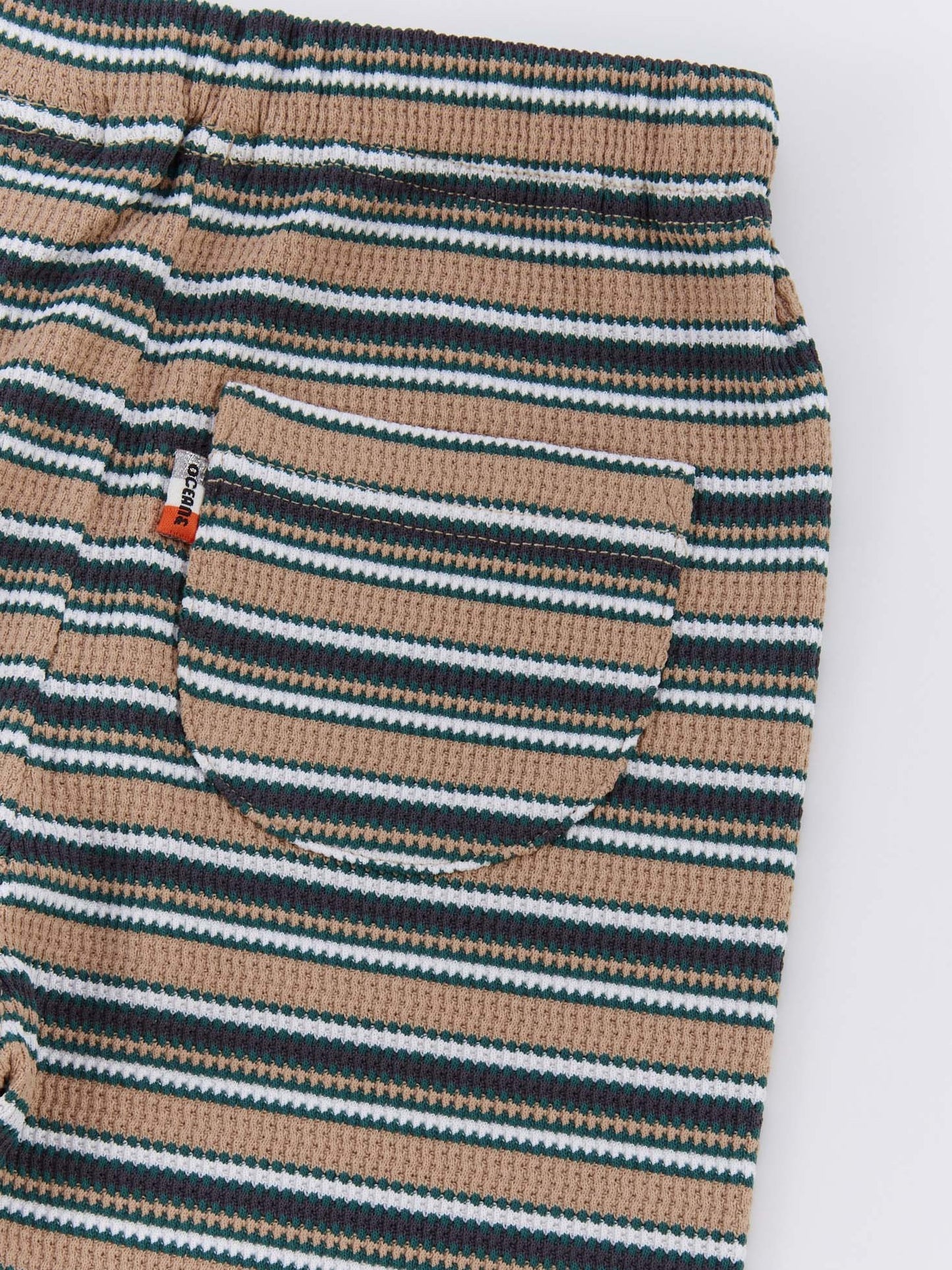 ocean&ground Stretch Waffle Border Leggings