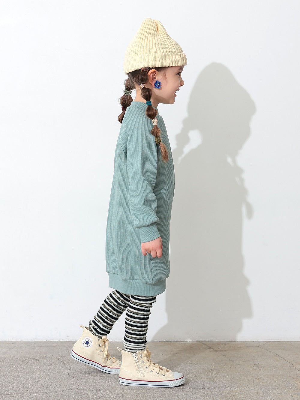 ocean&ground Stretch Waffle Border Leggings