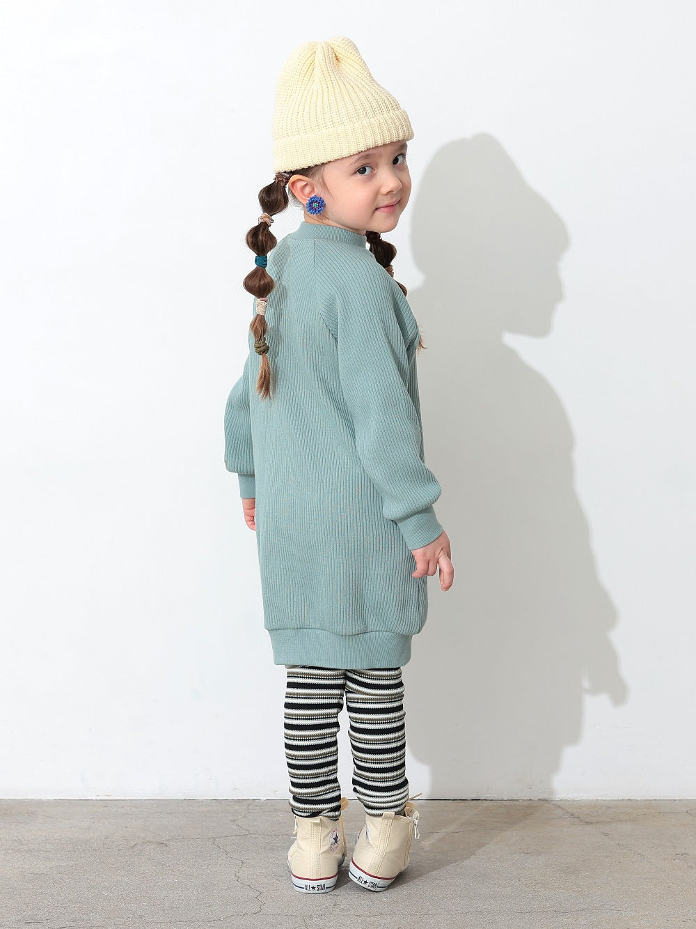 ocean&ground Stretch Waffle Border Leggings