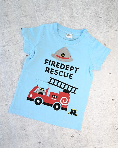 CHEEK ROOM 消防車 Tシャツ