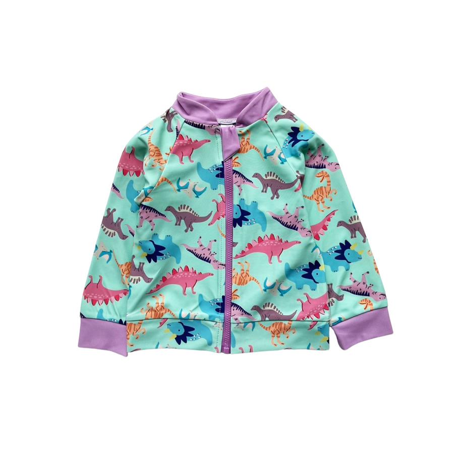 Rashguard Swimsuit Long Sleeve Kids Girls 80-120