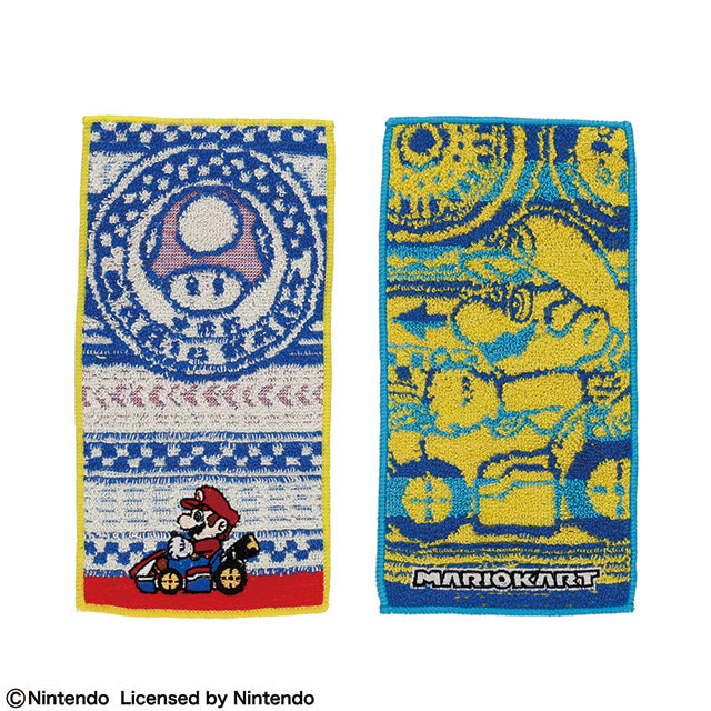Set of 2 cute character mini towels and handkerchiefs