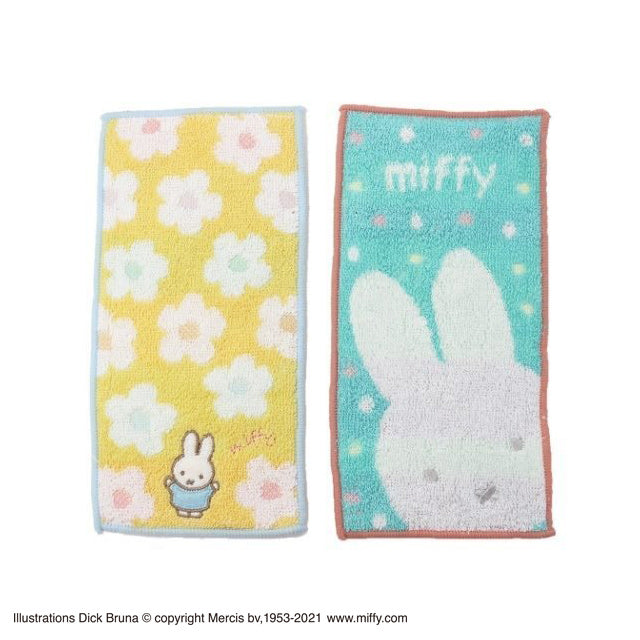2枚セット かわいい♪ キャラクターミニタオル ハンカチ