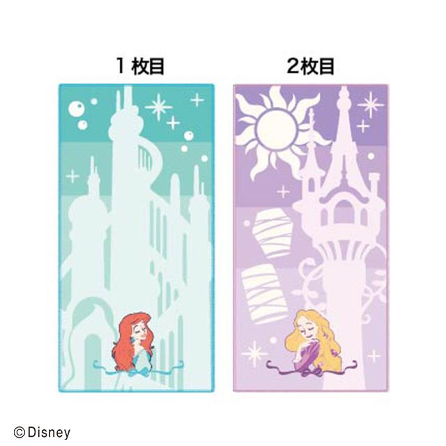 Set of 2 cute character mini towels and handkerchiefs