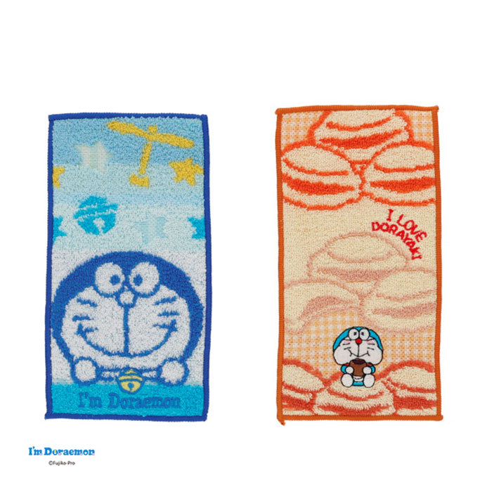 Set of 2 cute character mini towels and handkerchiefs