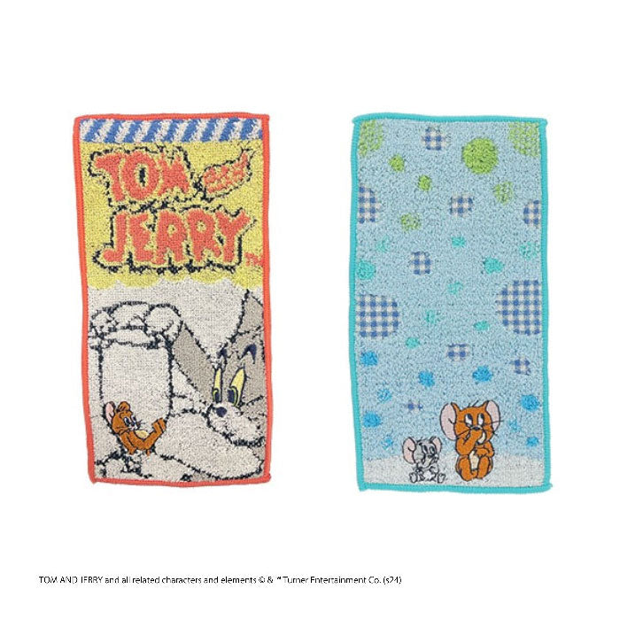 Set of 2 cute character mini towels and handkerchiefs