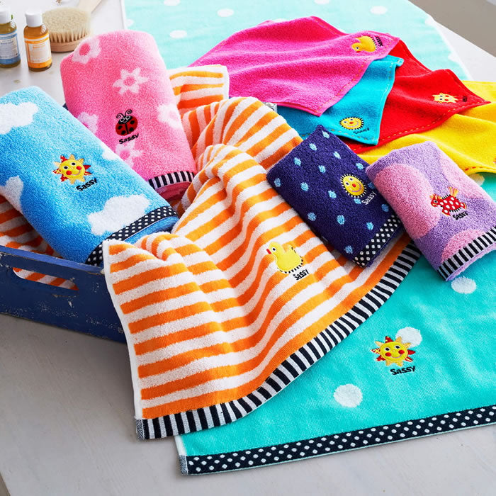 Sassy Gift Towel Set/S/Blue/3 pieces