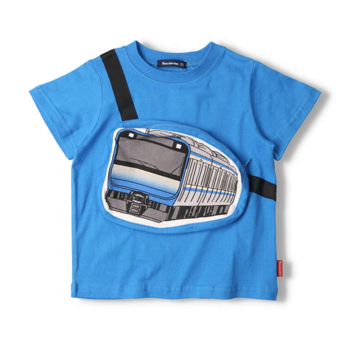 moujonjon conventional train waist pouch short sleeve T-shirt
