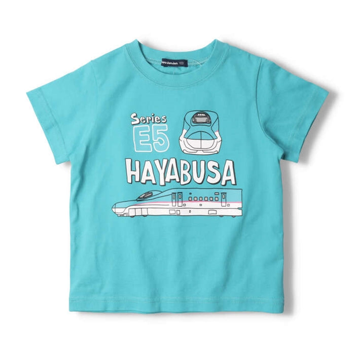 moujonjon 新幹線電車プリント半袖Tシャツ