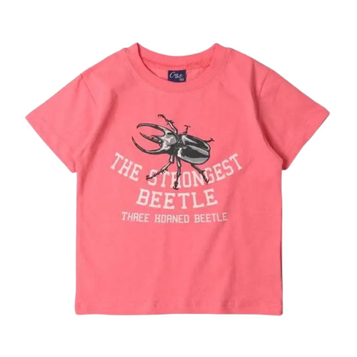 Crescent insect print short sleeve T-shirt