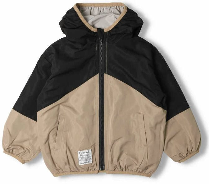 Crescent color combination jacket for boys