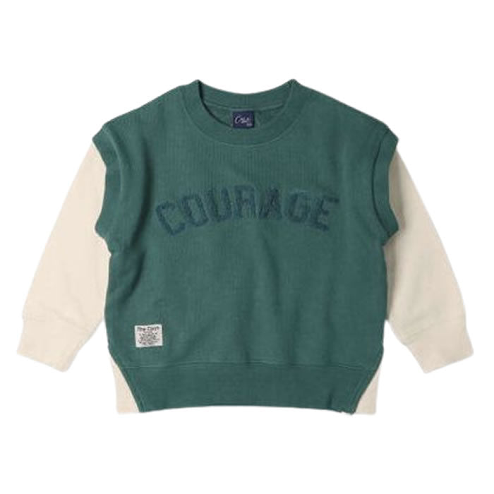Crescent Layered Fleece Sweatshirt