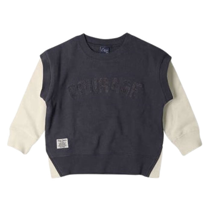 Crescent Layered Fleece Sweatshirt