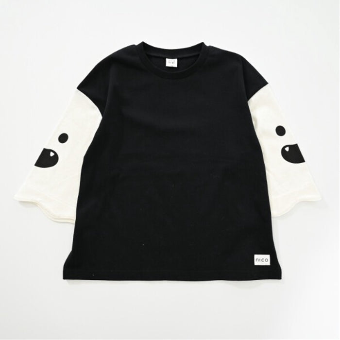 CHEEK ROOM Ghost Sleeve Long T-shirt