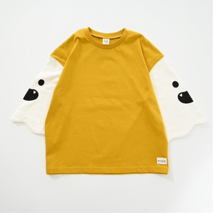 CHEEK ROOM Ghost Sleeve Long T-shirt