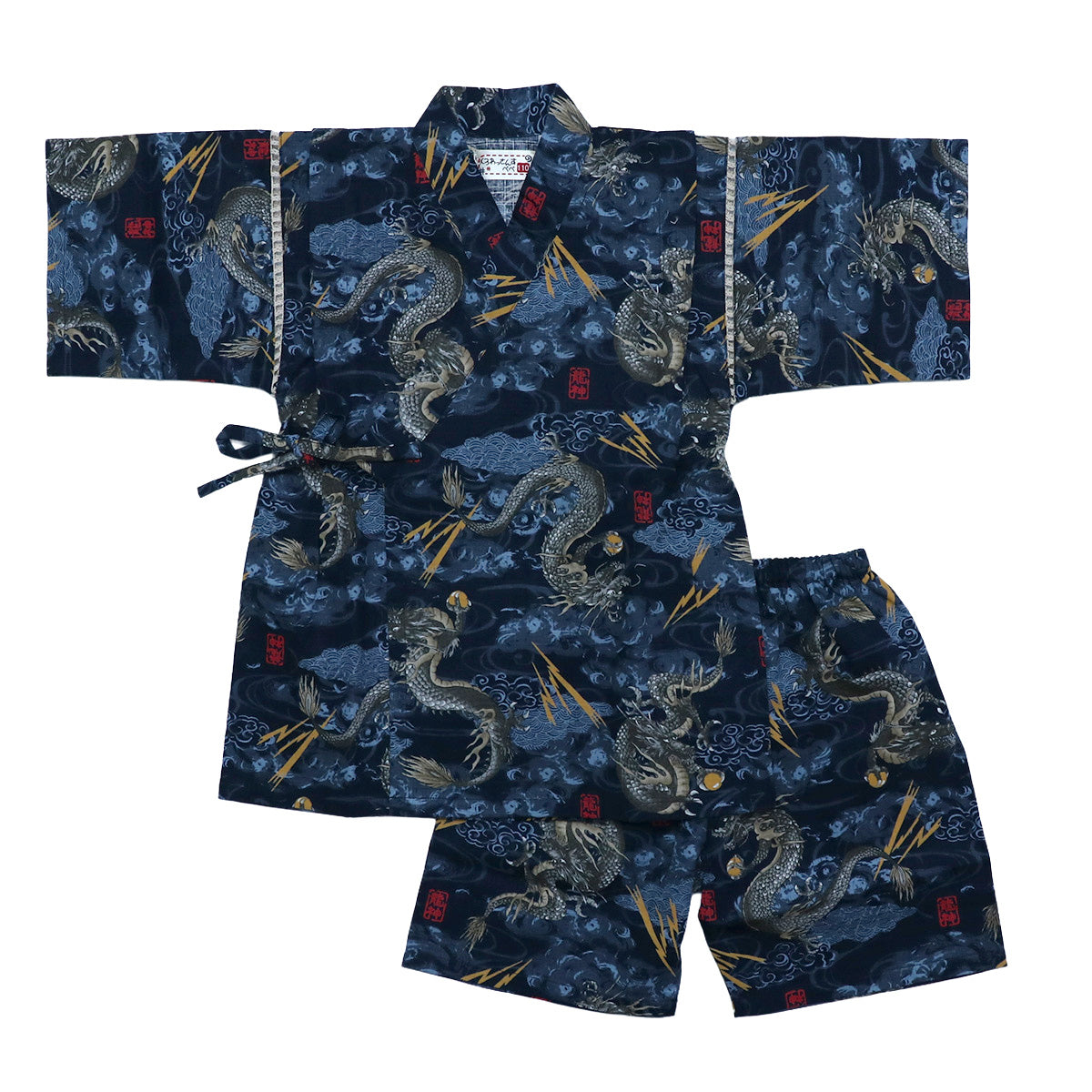 男の子 甚平 龍柄 80-160size