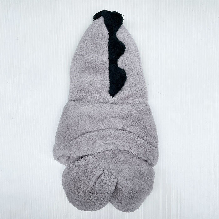 Dinosaur print hooded scarf