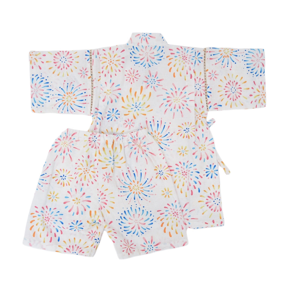 Girls' Jinbei, Ryōran Hanabi, 80-160 size