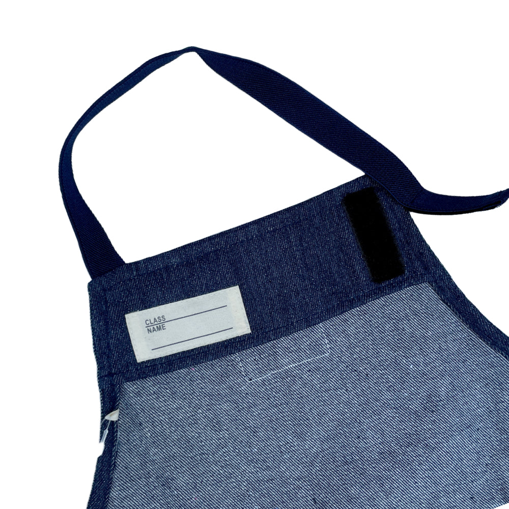 Marble Line Denim Apron and Bandana Set