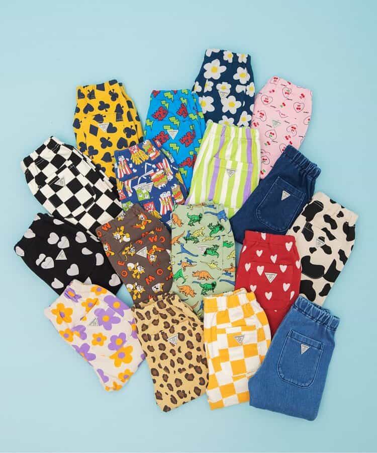 BREEZE DAISUKI総柄パンツ 9分丈