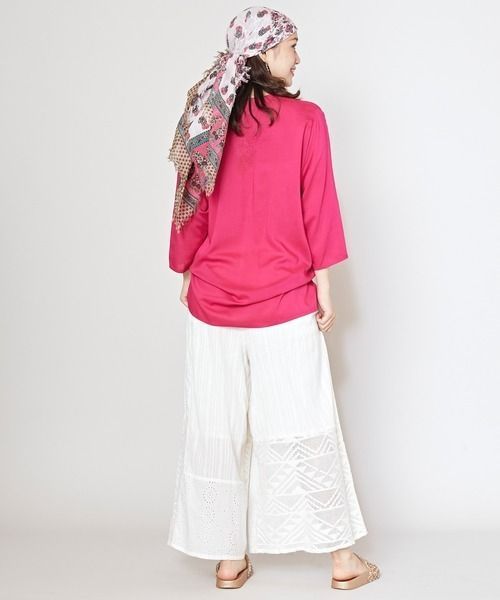 Amina/ids5127/レリーアパンツ/khaki チャイハネ CAYHANE