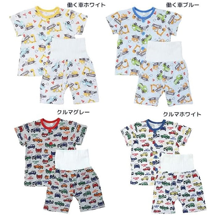 腹巻付き 半袖パジャマ 女の子ベビー
