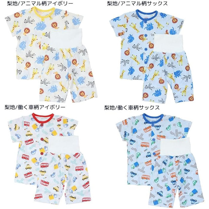腹巻付き 半袖パジャマ 男の子ベビー