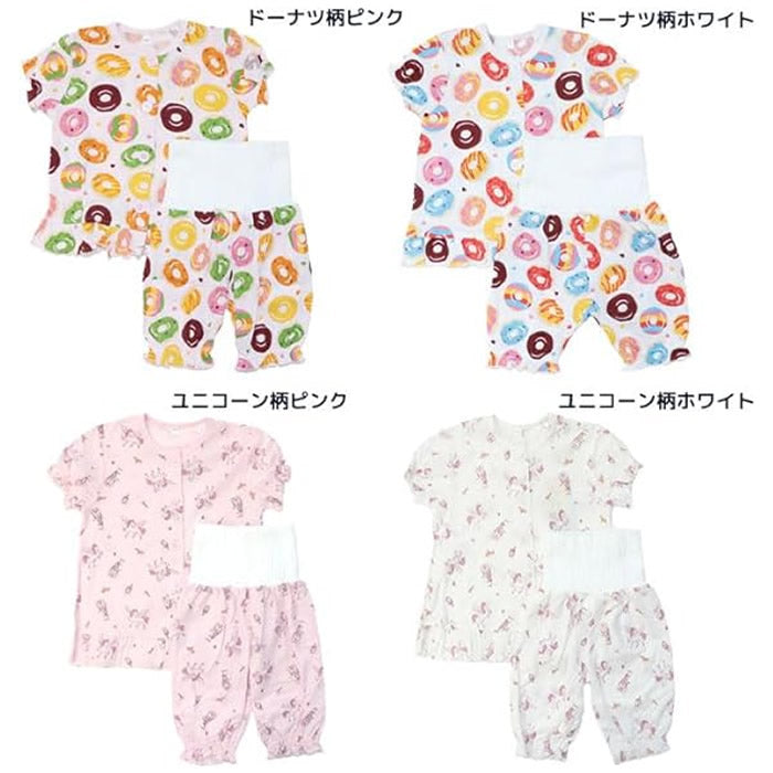 腹巻付き 半袖パジャマ 女の子ベビー